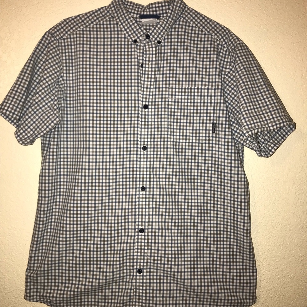 Columbia short sleeve button down shirt